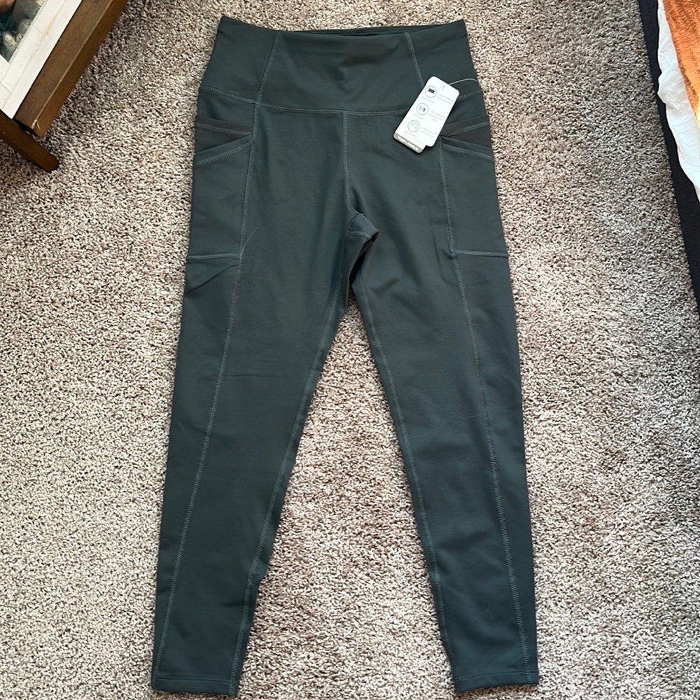 Brand new, never worn army green leggings